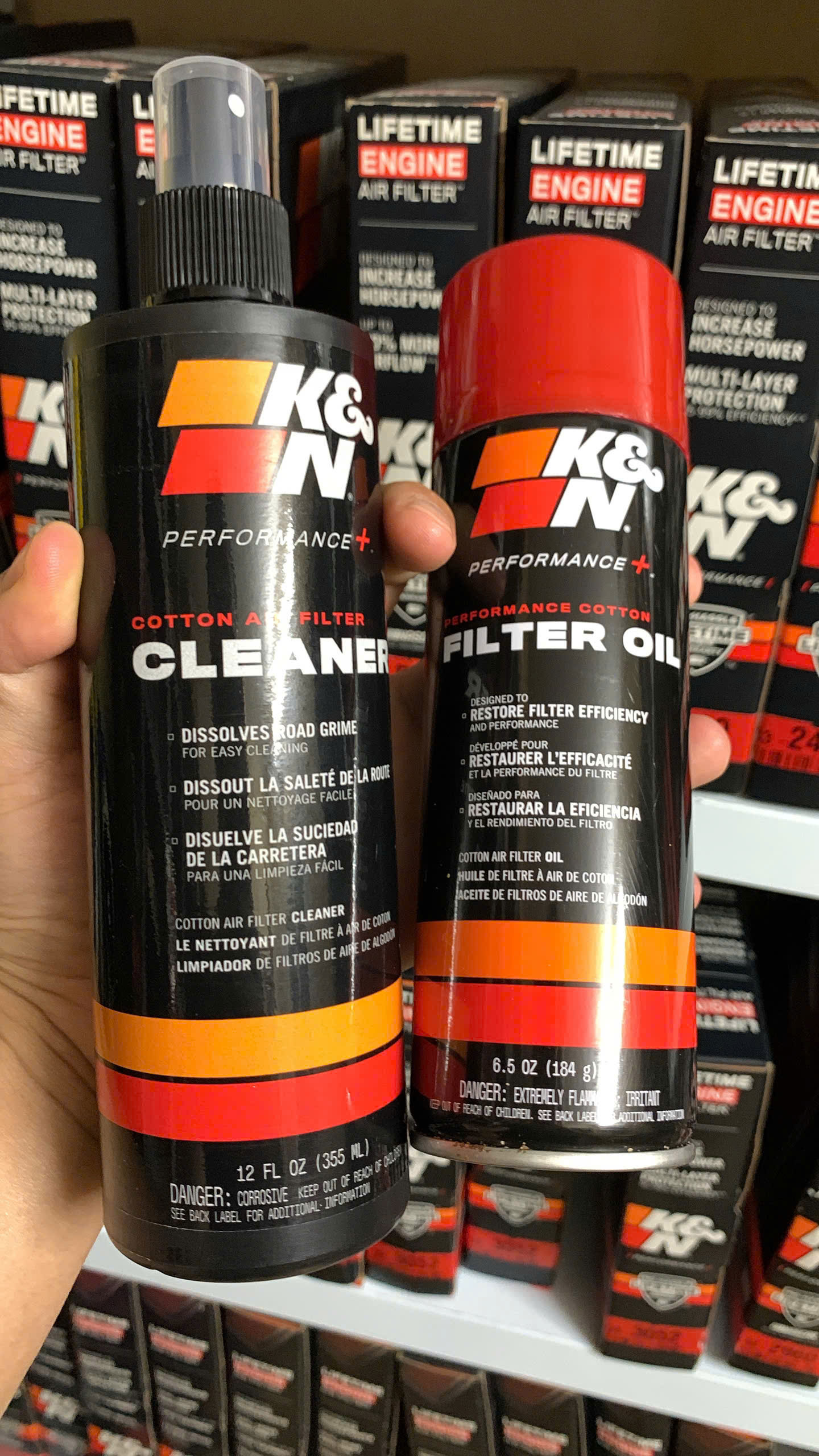 Bộ vệ sinh lọc gió K&N