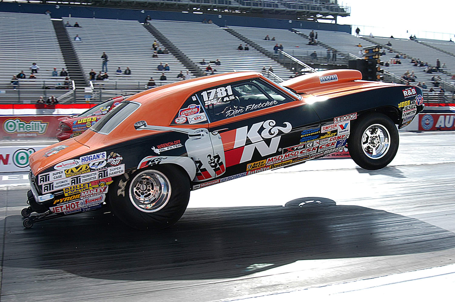 03 1969 chevy camaro kn drag car