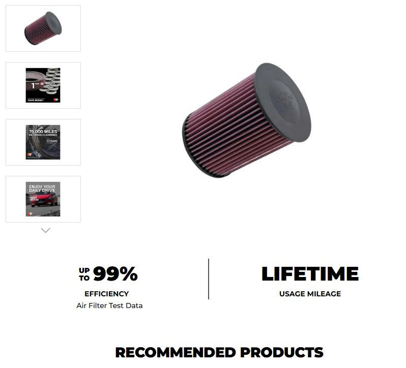 Lọc gió động cơ K&N E-2993